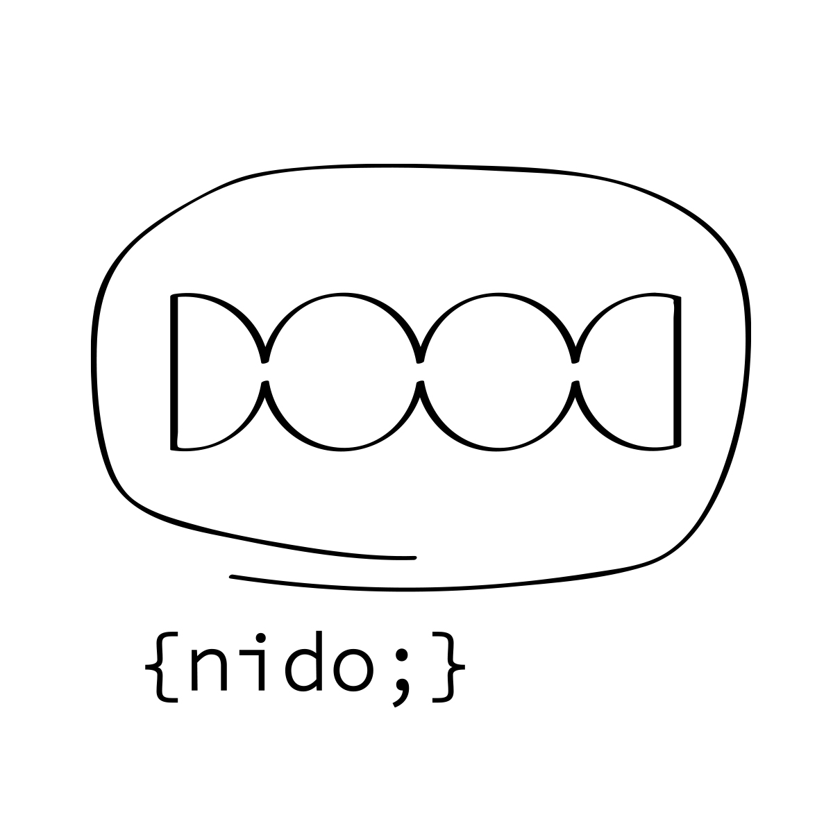 {nido;} ロゴ
